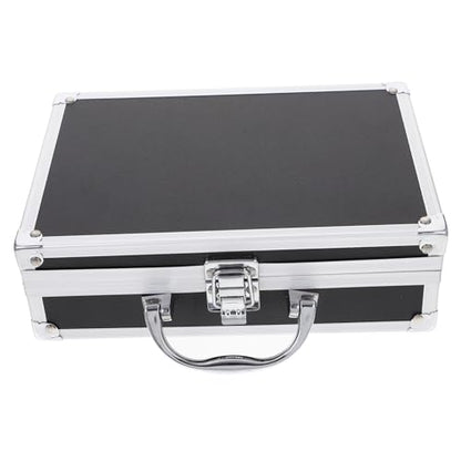 TOYANDONA Multifunctional Briefcase Portable Tool Case for Men Large Capacity Hard Shell Storage Box with Safety Clasp and Ergonomic Handle for Secure Instrument and Accessory Carrying