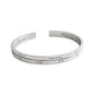 Handmade 925 Sterling Silver Bangle Bracelet Simple Silver/Gold Adjustable Cuff Bangles Durable Stainless Steel bracelet for Men &Women Daily Jewelry Gift for Anniversary Birthday Gift - color: Color 32