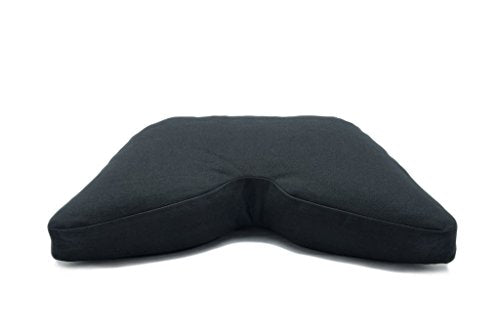 Black Oversize Buckwheat Hull Cosmic Cushion Meditation Cushion Pillow