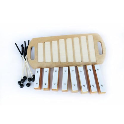 Large 8 Tone Brick Metal Soundboard Box Base Glockenspiel Percussion Instrument Glockenspiel Percussion Instrument