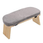 Zerodis Yoga Meditation Bench Meditation Benches Zen Stool Prayer Bench with Cotton Cushion and Nonslip Pads for Home Relaxation Tea Ceremony Yoga Modern