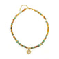 Crystal Pendant Necklaces Healing love Women's Men's choker Obsidian Tiger eye White Crystal Black Gold waterproof dainty Charm stackable statement Cute Stone necklace Unisex - style: PeacockAgate