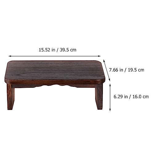 Yardwe Meditation Bench Non- Design Wooden Stool for Adults and Boys and Girls Compact Meditation Seating for Home Yoga and and
