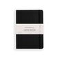 myPAPERCLIP Limited Edition A5 Checks/Square Grid Notebook | 192 Pages, 100 GSM, Soft Cover, A5 (5.83 × 8.27 in) | Flat Lay | Bookmark & Elastic Closure | Black - color: Black, style: Checks