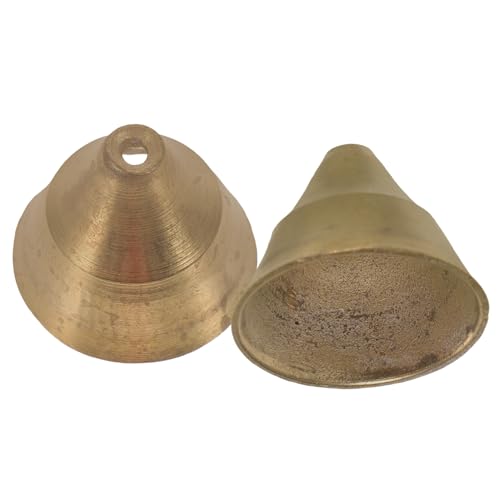 GLEAVI 10pcs Rhythm Vintage Bell Meditation Yoga Bell Large Religious Ceremony Tibetan Vintage Design Chime