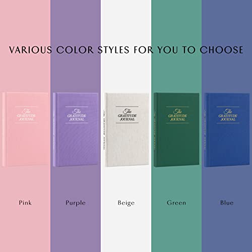 The Gratitude Journal : More Happiness, Positivity, Affirmation, Productivity, Mindfulness & Self Care - A Simple Undated Hardcover Daily Guide Planner Effective Gratitude Journal for Women (Pink) - color: Pink