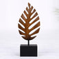 Solid Wood Leaf Sculpture, Gift for Mom, Home Decor, Living Room, Boho, Coffee Table, Centerpiece Table Decorations, Mantle, Bathroom Shelf, Farmhouse, Christmas Decorations