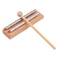 Colaxi Meditation Chime Wooden Chimes Bath Instrument Musical Instruments Wind Chimes with Mallet for Classroom Teachers Office Home, 2 Tones