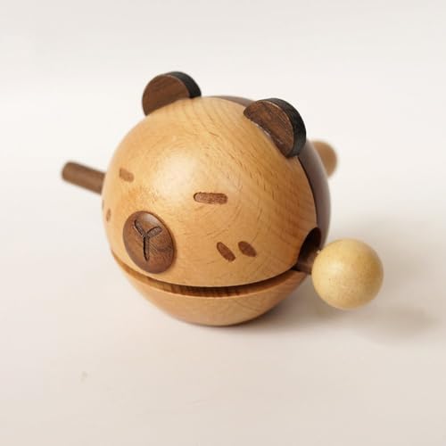 Buddhist Percussion Instrument Wooden Fish Temple Block, Zen Drum Meditation Percussion Instrument