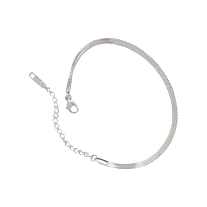 Elegant Minimalist Bangle Bracelet Adjustable Size Wristband Stainless Steel Jewelry Simple Everyday Wear Accessory - style: JDB201071 S