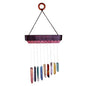 Rockcloud Agate Slices Geode Wind Chime Home Garden Decoration Figurine - color: Coloured