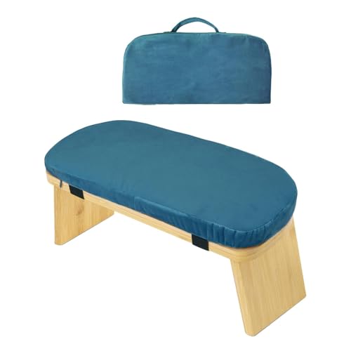 Meditation Bench Meditation Stool Men Women Bamboo Sturdy Low Seat Prayer Bench Comfortable Sitting Bench Kneeling Stool
