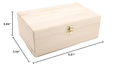 Boxes & Organisers Wooden Storage Box Log Color Pine Rectangular Flip Solid Wood Gift Box Handmade Craft Jewelry Box (Color