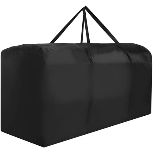 Outdoor Cushion Storage Bag Waterproof Extra Large Protective Zippered Patio Cushion Storage Bags Furniture Storage Bag with Handles, 48 Inches L x 15 Inches W x 22 Inches H 1 Pack - color: 1 Pack, size: 48"L x 15"W x22"H