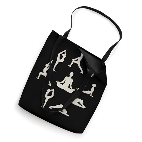 Serene Yoga Poses Meditation Tote Bag