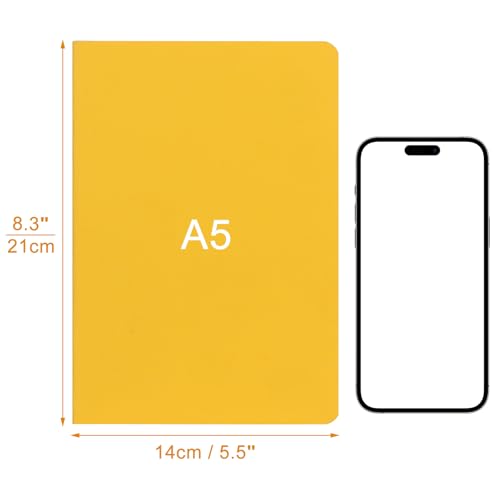 ZCZN 48 Pack Colorful Blank Notebooks Bulk, A5 Journals with 12 Colors, 60 Pages/30 Sheets, 8.3x5.5 Inch, Plain Paper, Travel Writing Journal Notebooks for Work & School
