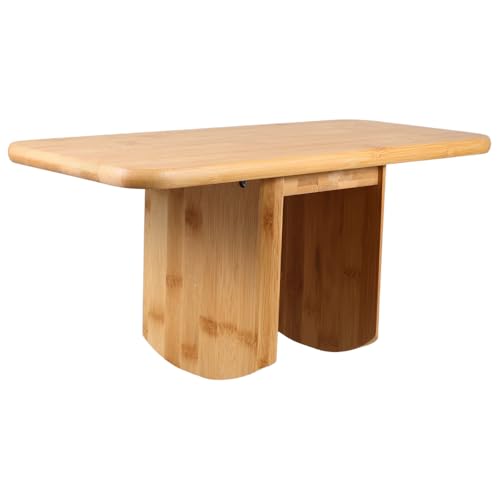 Portable Meditation Bench Stool with Cushion, Wooden Yoga Seat for Prayer and Mindfulness, Compact Lightweight Stool for Comfortable Posture Support