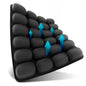 Sondur™ Travel Cushion – CloudAir Technology Airplane Seat Cushion – Inflatable Travel Cushion for Long Flights – Portable Air Cell Design, Puncture-Resistant Waterproof Pad – Black