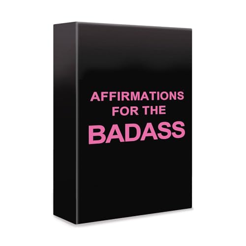Badass Affirmation Cards - 100 Daily Motivational Birthday Gifts for Women, Affirmations Cards for Her, Best Friend, Sister, Daughter, Mom and More.