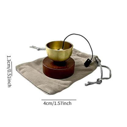 kowaku Portable Mini Set,Compact,Lightweight,Meditation Sound Bowl Tibetan for Mindfulness Relaxation
