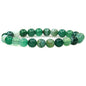 Angelstones Handmade Natural Healing Gemstone 8mm Round Beads Stretch Crystal Bracelet 7 Inch Unisex