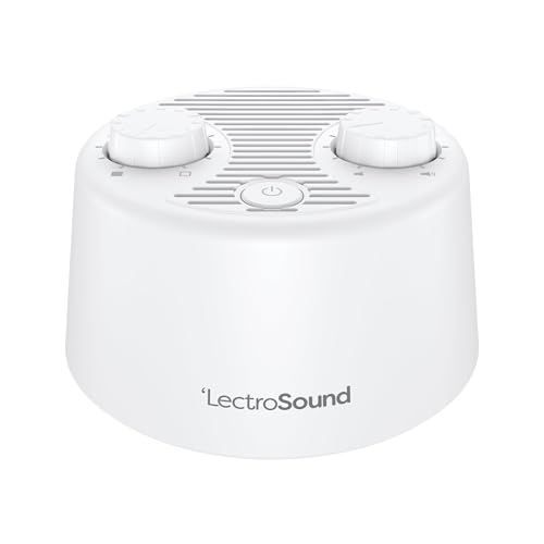 Adaptive Sound Technologies LectroSound - Noise Machine for Optimal Sleep Environment - Non-Looping Nature Sounds - Precision Volume Settings - Speech Privacy - Travel-Ready