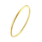 2mm/3mm Dainty Thin Round Bangle Bracelet for Women Stainless Steel Glossy Simple Plain Stackable Bracelet - color: Gold-2mm