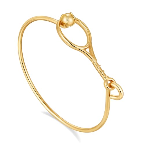 Dainty Gold Bracelet for Women Simple Thin Cuff Bangle Hook Bracelet 18K Gold Plated Elegant and Minimalist Jewelry for Everyday Wear