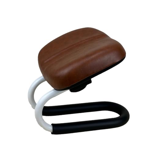 Ergonomic Meditation Bench, Folding Kneeling Stool for Prayer and Stretching,Comfortable Padded Seat, Wooden Chair for Adults and Kids, Non-Slip Stable Design for Home, Studio, and Tea Ceremony - color: Brown B