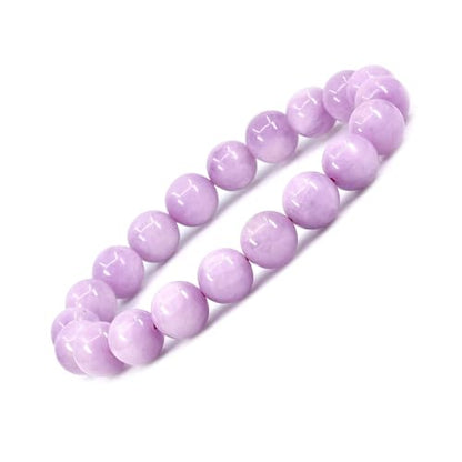Single-pack of pure gemstone bracelets… - color: Kunzite-9MM