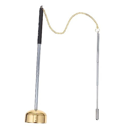 Wakauto Telescopic Buddhist Handbell Instrument for Meditation and Temple Rituals Lightweight Portable Chime for Prayer and Dharma Ceremonies Easy to Use Buddhist Supply Gift