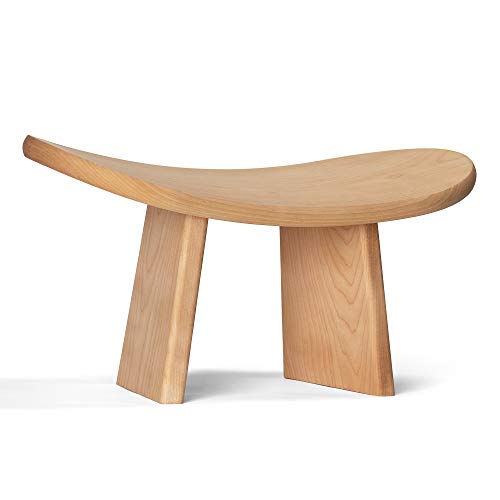 SPOKO Meditation Bench Chair, Travel Version, The Original Posture Certified Wood Kneeling Stool, Best Ergonomic Wooden Chair, Perfect Seat for Yoga, Prayer, Seiza