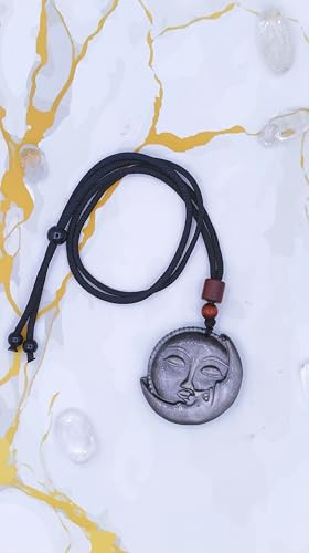 Crystal Pendant Necklaces Healing love Women's Men's choker Obsidian Tiger eye White Crystal Black Gold waterproof dainty Charm stackable statement Cute Stone necklace Unisex - style: Silver Sunmoon