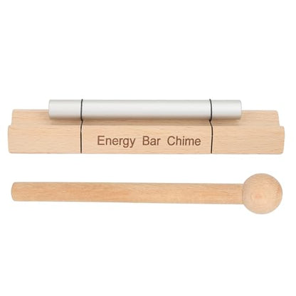 Mindfulness Meditation Chime Bell, Aluminum Alloy and Cherry Wood Hand Bell for Relaxation, Yoga, and Mindful Practices(B) - size: B