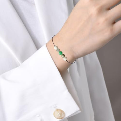 yfstyle Crystal Healing Stones Bracelets for Women & Men - Amethyst Anxiety Protection Bracelets - Natural Gemstones Jewelry Gifts - color: New Beginnings