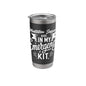 Meditation in Emergency Kit for Mindfulness Lovers Stainless Steel Insulated Tumbler