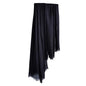 Harewom Lightweight Gauze Linen Feeling Shawl Wraps for Women Beach Summer Scarf for Evening Wedding Dresses - color: Shawl Wraps - Black
