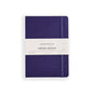 myPAPERCLIP Limited Edition A5 Plain Notebook | 192 Pages, 100 GSM, Soft Cover, A5 (5.83 × 8.27 in) | Flat Lay | Bookmark & Elastic Closure | Aubergine - color: Aubergine, style: Plain