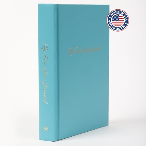 Hard Cover 5 Year Journal | The Easiest to Use Five Year Journal | Quick and Easy Five Year Daily Journal System | 6x8.25 Inch Size (Turquoise) - color: Turquoise