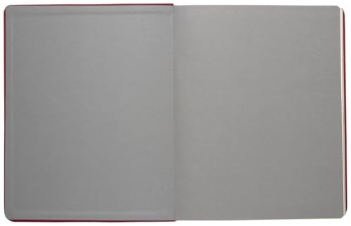 WORLD TRAVELER Large Lined Journal Notebook - Lay-Flat Hardcover 2 Ribbon Bookmarks 256 Ruled White & Ivory Pages 8x10 Inches, Today is the Day