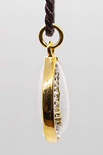 Artschatz Weekday Birthday Buddha Golden Colorful Thai Pendant, Amulet, Necklace, Charm, Sunday, Monday, Tuesday, Wednesday, Thursday, Friday, Saturday - style: Saturday - Phra Naga Prok “Protection”