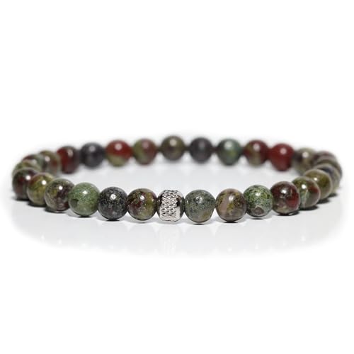 Tigranes Premium Natural Stone Bracelet Collection – Handmade Gemstone Jewelry in Luxury Branded Gift Box - style: Dragon Blood