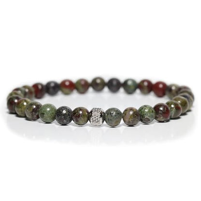 Tigranes Premium Natural Stone Bracelet Collection – Handmade Gemstone Jewelry in Luxury Branded Gift Box - style: Dragon Blood