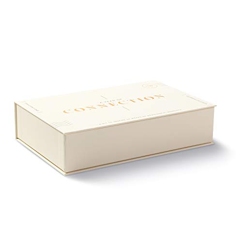 A Year of Connection Card Kit by Compendium - A Boxed Note Card Kit to Inspire 52 Weeks of Meaningful Moments - color: Cream & Blue: A Year of Connection