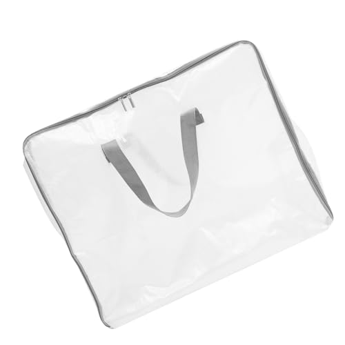 Large Capacity Portable Folding Storage Bag for Clothes Blankets and Quilts Durable and Material with Smooth Zipper for Moving and