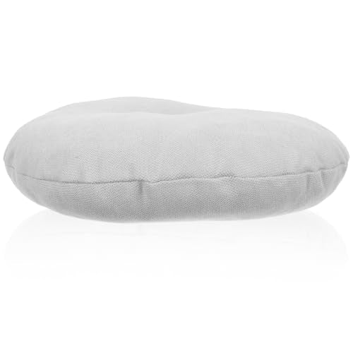 Holibanna Japanese Style Zafu Floor Cushion Small Light Gray Tatami Seat Pad Comfortable Meditation Pillow for Living Room Bedroom Window Seating
