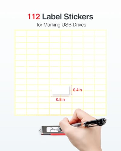 USB Flash Drive Case with Labels, Portable USB Case Organizer, Flash Drives Storage Cases Holds 24 Drives & 4 SD Cards, Thumb Drives Bag, Carrying Pouch for Samsung & Sandisk & Memory Stick