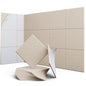 12 Pack 12" X 12" X 0.4" Acoustic Panels for Wall Sound Absorbing, Square Self-Adhesive Sound Panels, High Density Suitable for Multiple Scenarios(Light Camel)