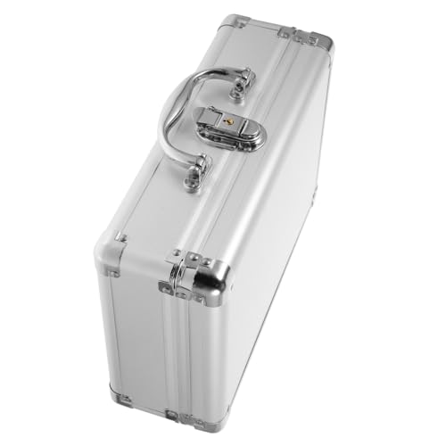 NUOBESTY Aluminum Alloy Portable Toolbox Sponge Insert Hard Storage Case for Outdoor Use for Tools and Instruments and Lightweight Design