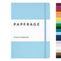 PAPERAGE Lined Journal Notebook, Hardcover Journal for Women & Men, 160 Pages, (5.6 in x 8 in), College Ruled Journaling Notebook for Work, School Supplies & Note Taking, (Light Blue) - color: Light Blue, style: A. Lined